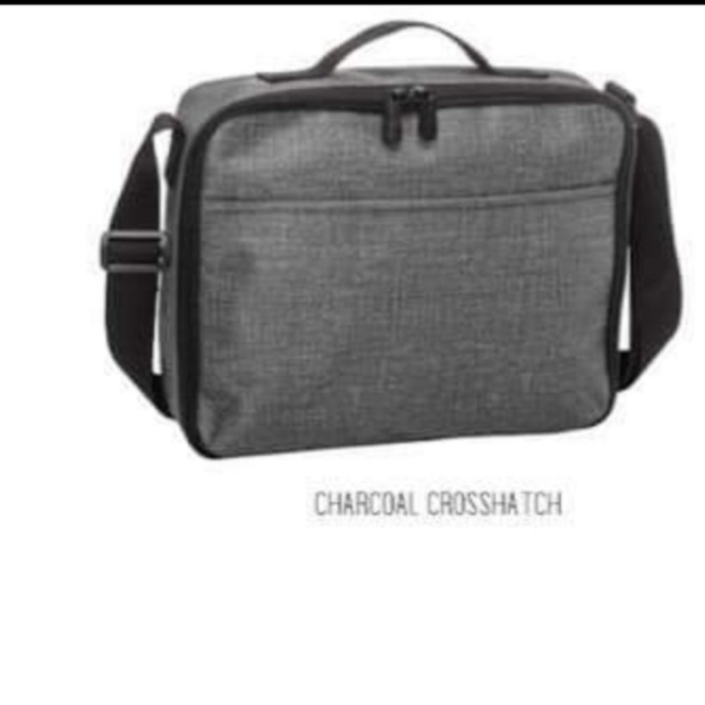 Get Creative Crossbody - Charcoal Crosshatch